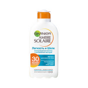Молочко Garnier Ambre Solaire Легкость и Шелк солнцезащитное для тела SPF 30 200мл
