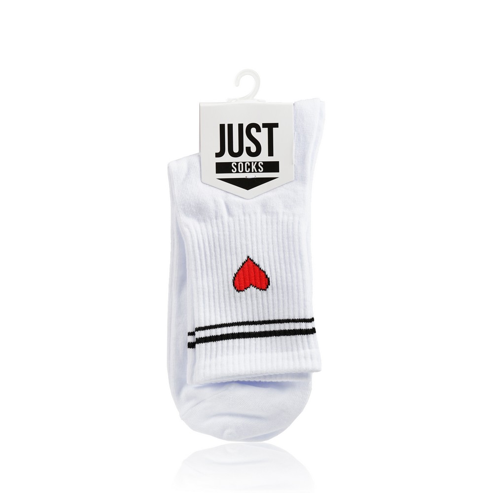 

Мужские носки Красная ветка Just Socks " сердце " , Белый , р.23-25