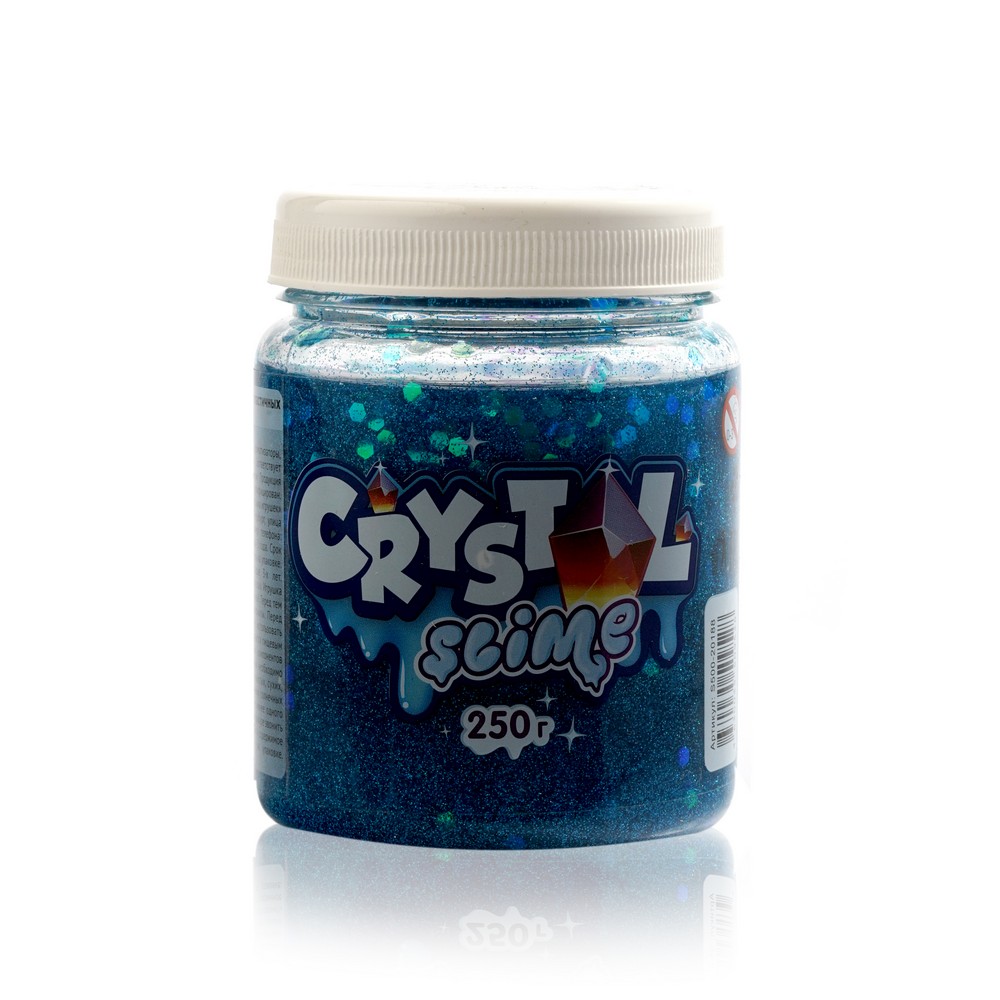 

Лизун Slime Лаборатория " Crystal slime " Голубой 250г