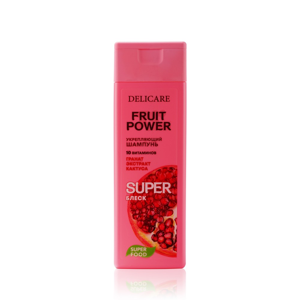 

Шампунь для волос Delicare Fruit Power " Гранат " укрепление 280мл