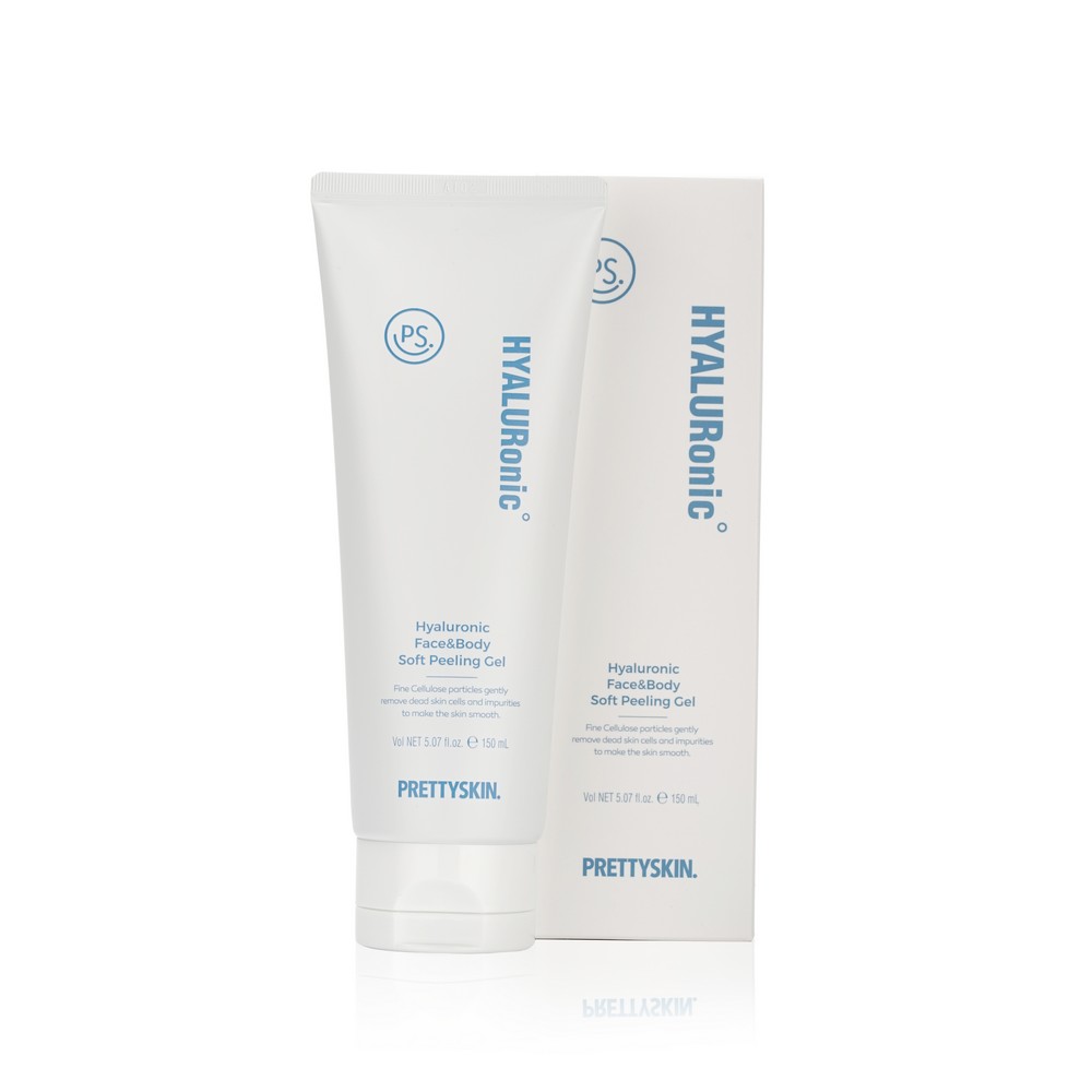 

Мягкий пилинг - скатка для лица и тела Prettyskin " Hyaluronic " с гиалуроновой кислотой 150мл