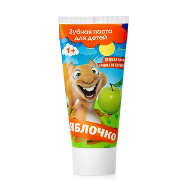 Гелевая зубная паста D.I.E.S. для детей " Яблочко " , 1+ 75г