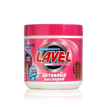 Пятновыводитель для белья Lavel Oxi Active Color+White универсальный 650г