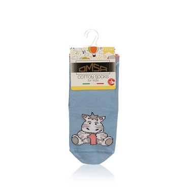 Детские носки Omsa Kids Цифры Blu Chiaro р.23-26