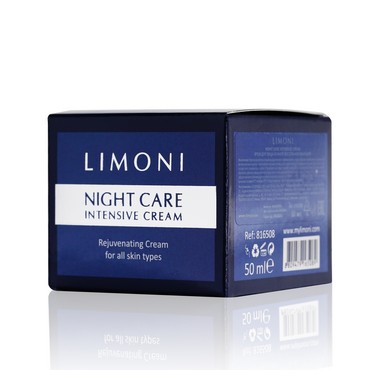 Ночной крем LIMONI NIGHT CARE для лица восстанавливающий , 50мл