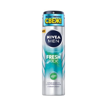 Мужской дезодорант - антиперспирант Nivea Men " Fresh Kick " 150мл