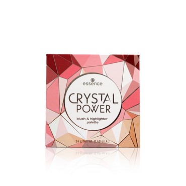 Палетка для макияжа лица Essence Crystal power blush & highlighter 14г