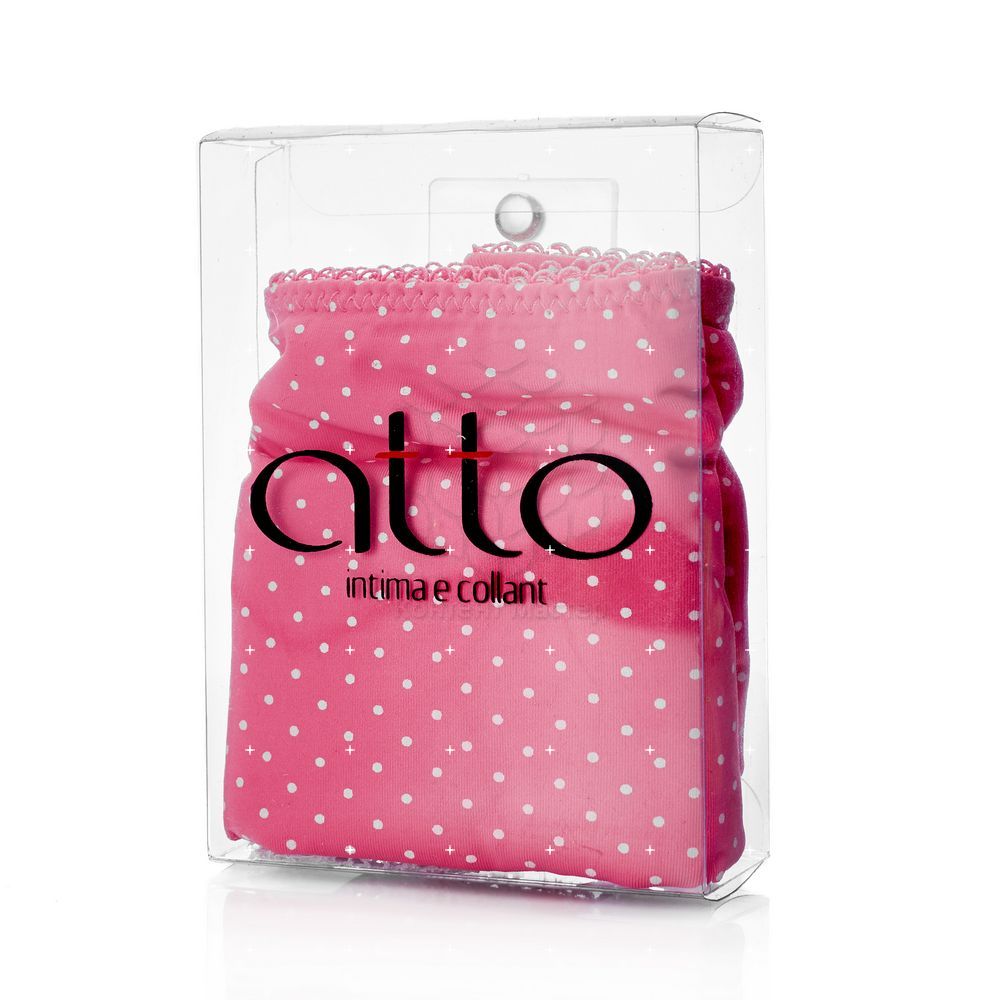 

Женские трусы Atto розовые , в горошек S