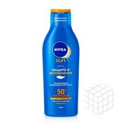 Увлажняющий солнцезащитный лосьон Nivea Sun " Защита и увлажнение " для тела SPF 50 200мл