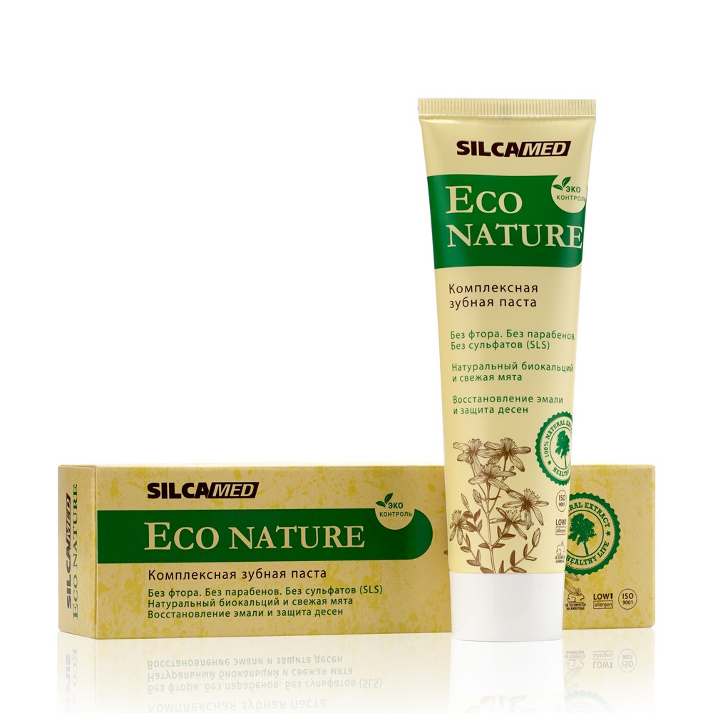 

Комплексная зубная паста Silcamed " Eco Nature " 130г