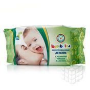 Влажные салфетки Bambolina детские , с экстрактом ромашки и алоэ вера 72шт