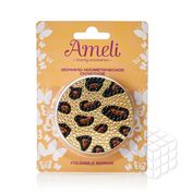 Карманное зеркальце Ameli со стразами , в блистере