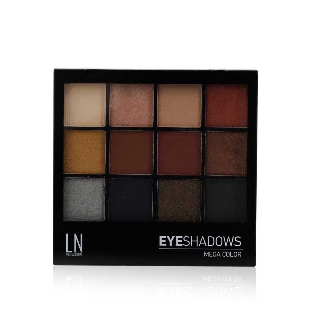 

Тени для век LN Professional Mega Color 12-2 12 цветов 12г