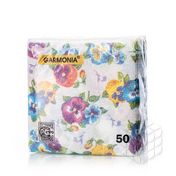 Бумажные салфетки Garmonia Гармония цвета 24*24 50шт