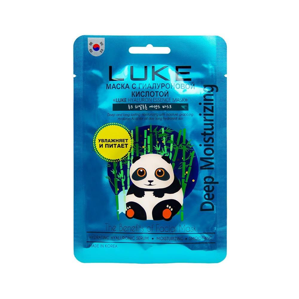 

Тканевая маска Luke для лица , с гиалуроновой кислотой " Hyaluron Essence Mask "