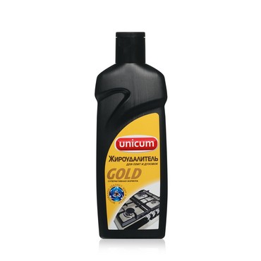 Чистящее средство для плит и микроволновых печей Unicum Gold Series Жироудалитель " Мгновенное действие " 380мл