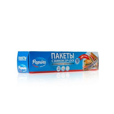 Пакеты Paprika для хранения , с зиплоком 10шт