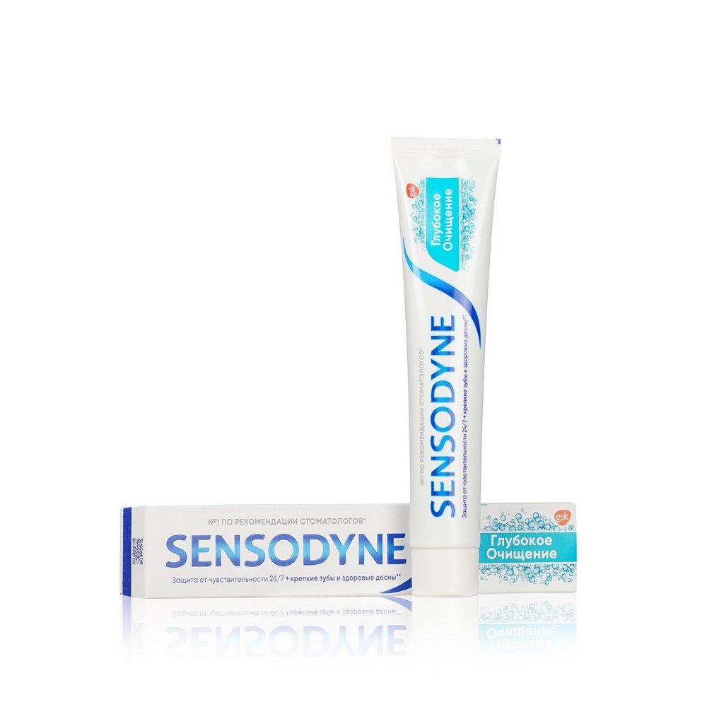 Зубная паста Sensodyne  Глубокое очищение  75мл зубная паста d i e s глубокое очищение 75 мл