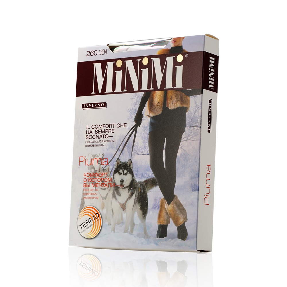 

Женские колготки из микрофибры Minimi Piuma 260den Nero 4 размер