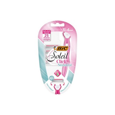 Женский станок для бритья Bic Soleil Click sensitive со сменными кассетами 4шт