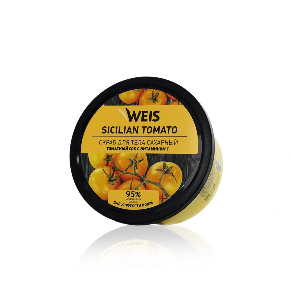 

Сахарный скраб для тела WEIS " Желтый томат " 280г
