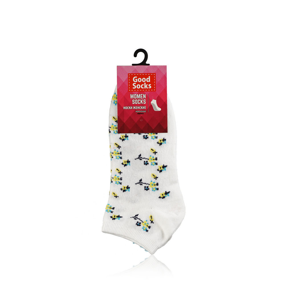 

Женские носки Good Socks PREMIUM белые , без резинки р.23