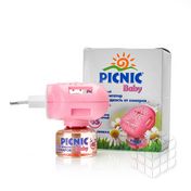 Электрический фумигатор Арнест Picnic универсальный + детская жидкость от комаров с экстрактом ромашки