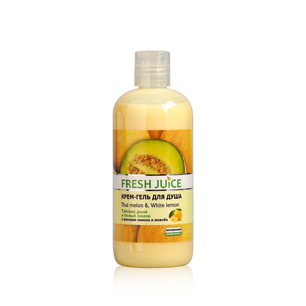 Крем - гель для душа Fresh Juice Thai melon & White lemon 500мл гель для душа thai traditions watermelon fresh 700 мл