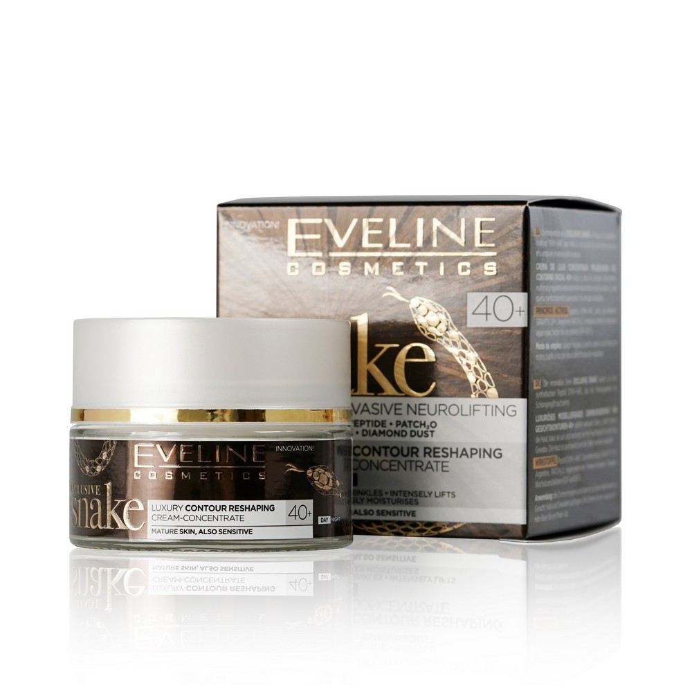 

Крем - концентрат для лица Eveline Exclusive Snake моделирующий 40+ 50мл