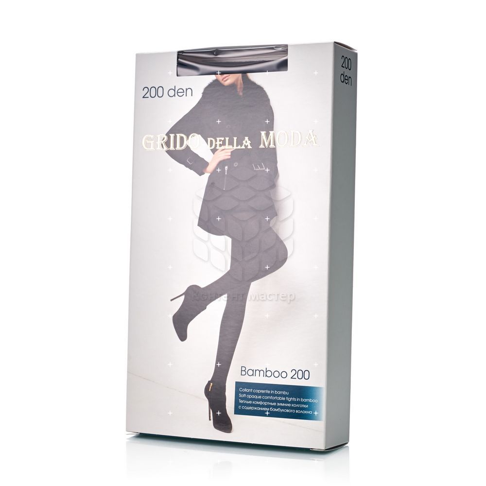 

Женские колготки Grido della Moda Bamboo черные 3 размер