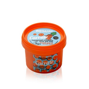 Тонизирующий витаминный скраб для тела Organic Kitchen " Carrate " 100мл