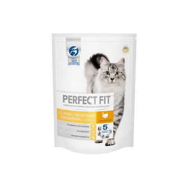 Корм для кошек с чувствительным пищеварением Perfect Fit с индейкой 190г
