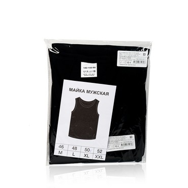 Мужская майка Черный р.50