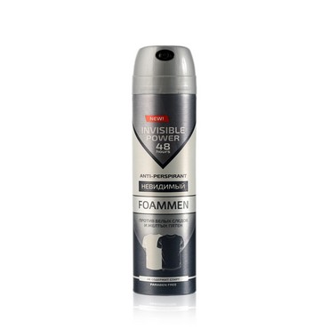 Мужской дезодорант - спрей Foammen Invisible power 48ч 150мл
