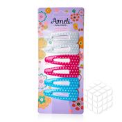 Набор разноцветных заколок для волос Ameli , 6шт