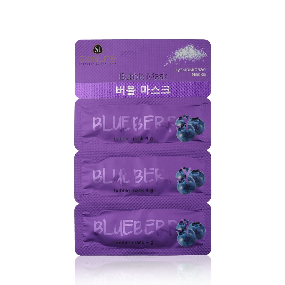 

Пузырьковая маска для лица Skinlite " Blueberry " 12г