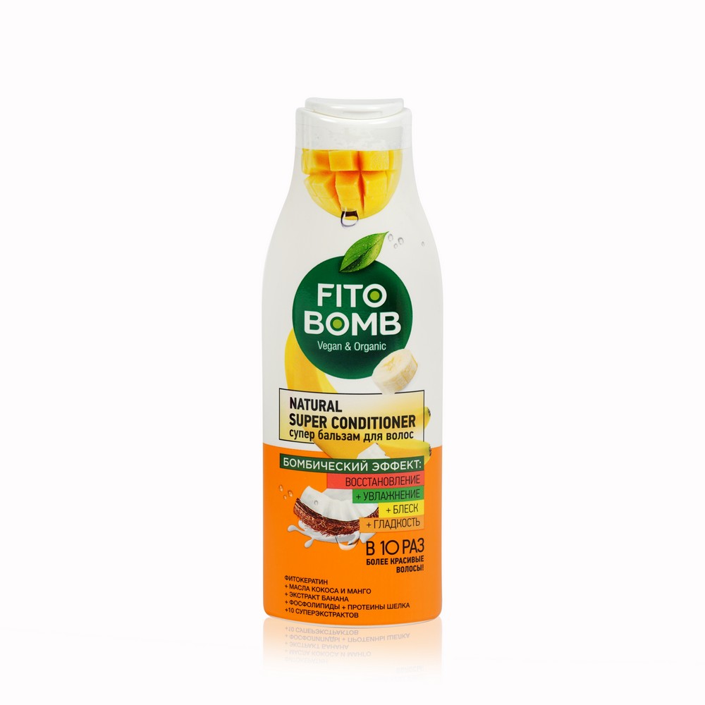 

Бальзам для волос ФИТОкосметик Fito Bomb " восстановление + увлажнение + блеск + Гладкость " 250мл