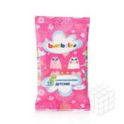 Влажные салфетки Bambolina для детей 15шт