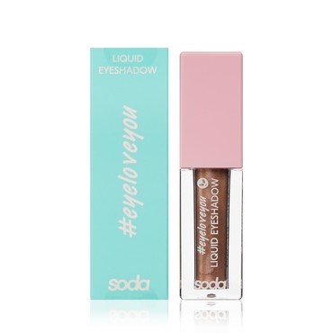 Жидкие тени для век Soda Liquid Eyeshadow #eyeloveyou 004 , 4мл