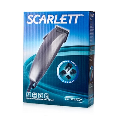 Машинка Scarlett для стрижки волос ( 4 насадки )