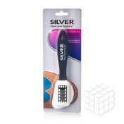 Щетка Silver для обуви из замши и нубука 4-х сторонняя