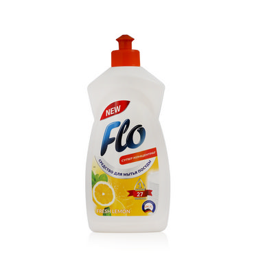 Средство для мытья посуды Flo " Fresh Lemon " 500мл
