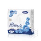 Бумажные салфетки Premial 2х-слойные " Florencia " , белые 50шт