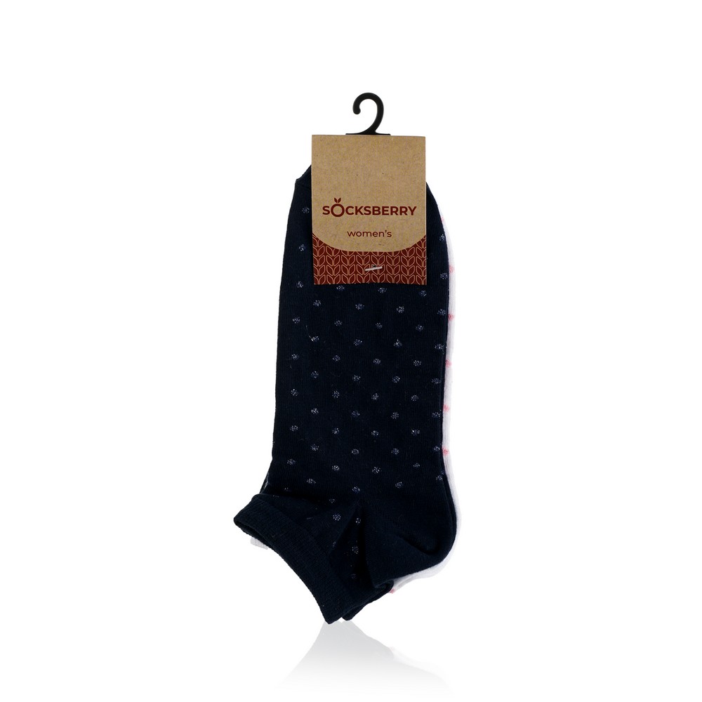 

Женские носки Socksberry WO14675 Белый + Темно-синий , р.25 , 3 пары
