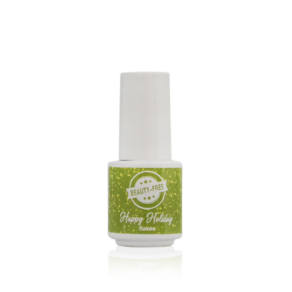 

Гель-лак для ногтей Beauty Free Happy Holiday с фольгированными хлопьями 138 4мл