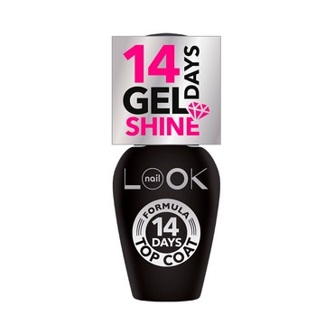 Верхнее покрытие для ногтей NailLook " 14 дней " стойкое , с гелевым эффектом 8,5мл