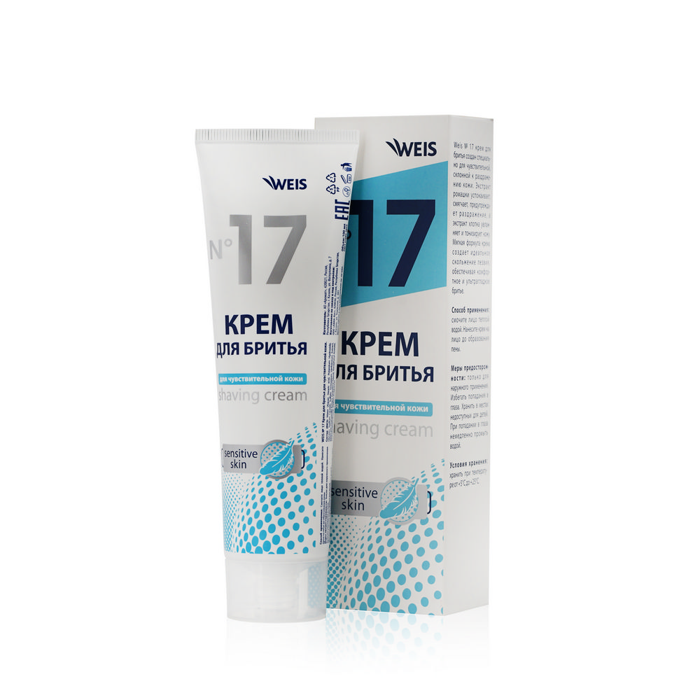 

Крем для бритья WEIS №17 для чувствительной кожи 100мл