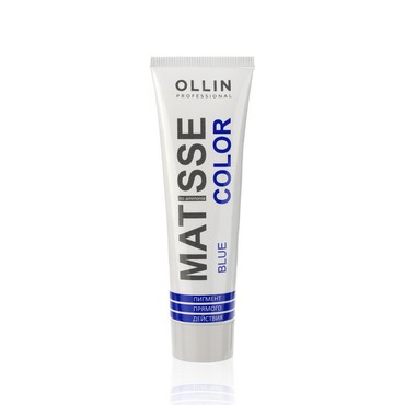 Тонирующая маска для волос Ollin Professional Matisse Color прямого действия , Blue/Синий , 100мл