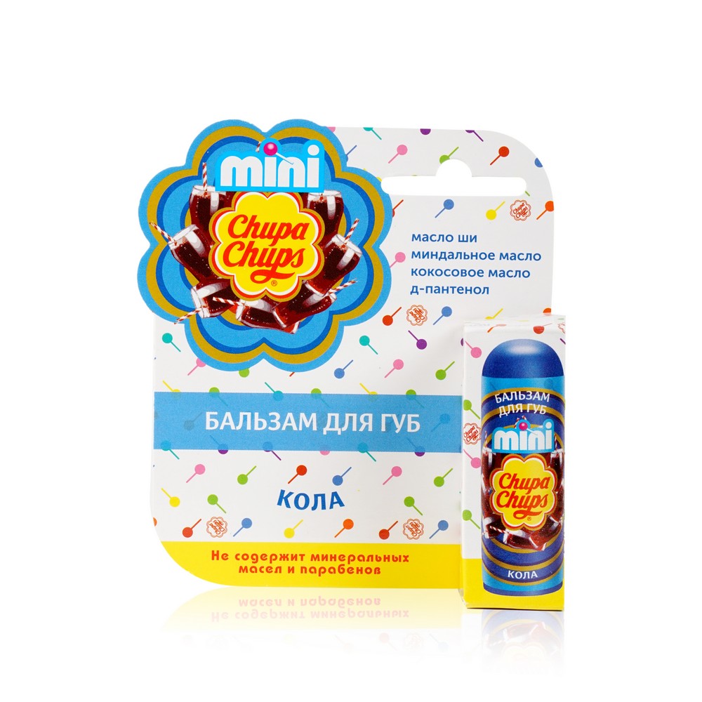 цена Бальзам для губ Chupa Chups Mini  Кола  3,8г