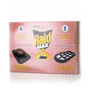 Приманка Raid Max от тараканов 4шт + регулятор размножения 1шт